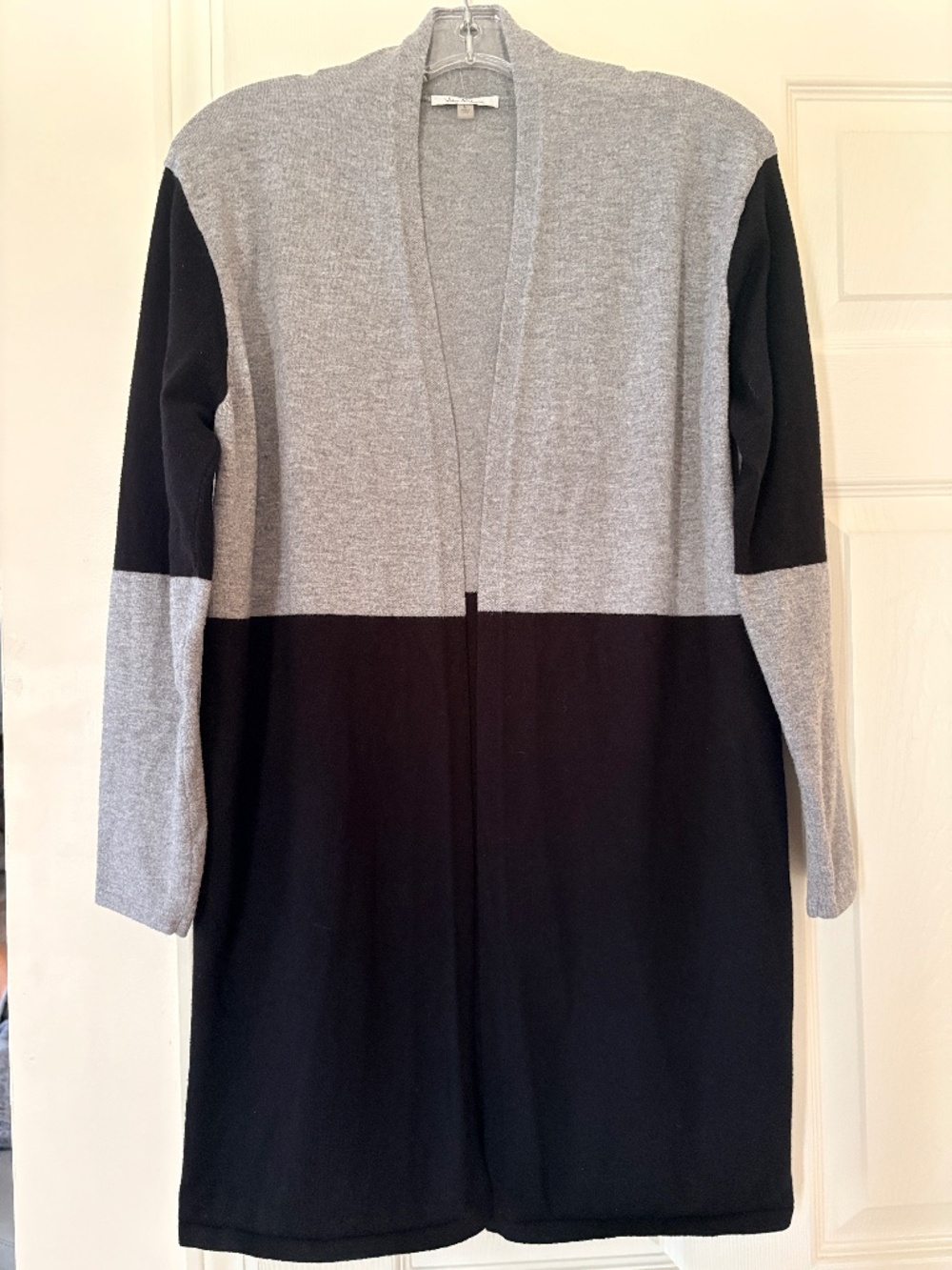 Vita Milano open-front cardigan.